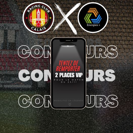 Concours Énergies Plus & Racing Club de Calais